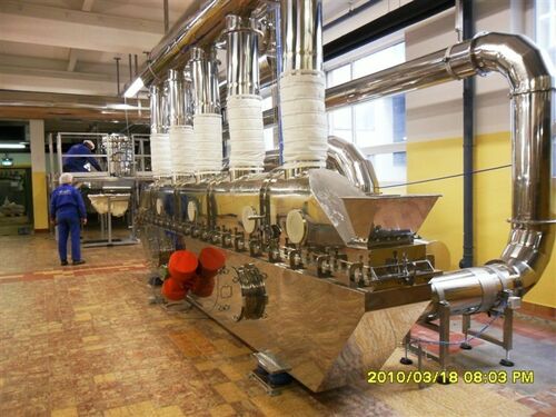 последний случай компании о Application of Vibrating Fluidized Bed Dryer for Continuous Granule Drying in Austria