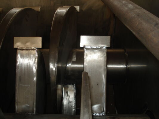 Горизонтальный грязь полые лезвия гребля сушилки энергосбережение