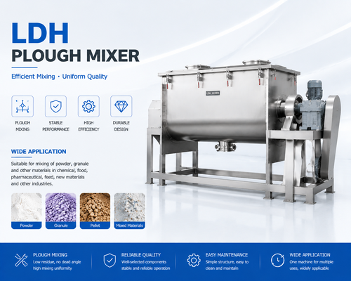 LDH-15 Precision Coulter Mixing Machine 82,5 кВт Промышленный смеситель порошка 6000-9000 кг на партию