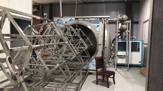 380V машина для просушки низкой температуры сушильщика 48KW вакуума микроволны PLC HMI