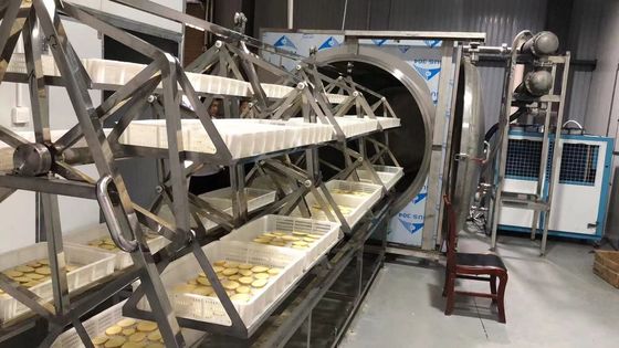 380V машина для просушки низкой температуры сушильщика 48KW вакуума микроволны PLC HMI