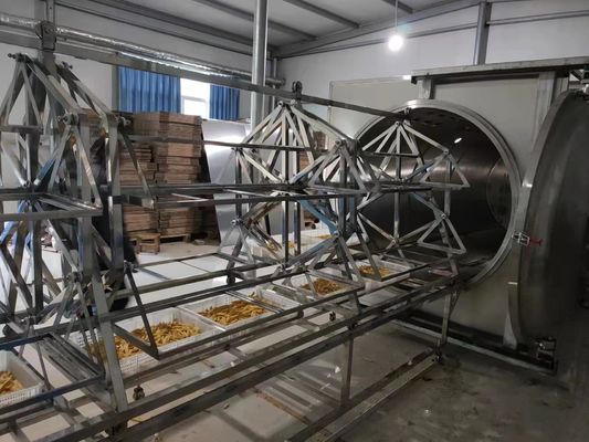 380V машина для просушки низкой температуры сушильщика 48KW вакуума микроволны PLC HMI