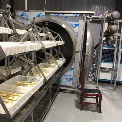 сушилка плода нержавеющей стали обезвоживателя 304 вакуума микроволны 38.4-48kg/H